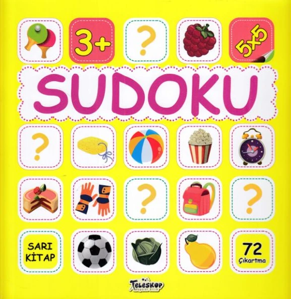 Sudoku 5x5 Sarı Kitap ürün görseli 1