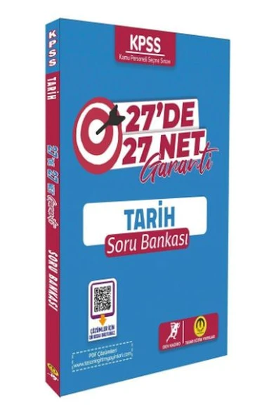 Tasarı Yayınları KPSS Tarih 27 de 27 Net Garanti Soru Bankası ürün görseli 1