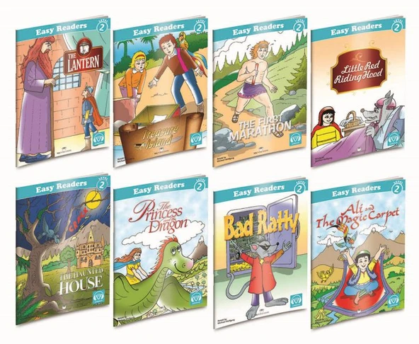 İngilizce Hikaye Seti 8 Kitap - Level-2 Karekod Dinlemeli ürün görseli 1