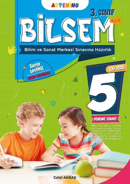3. Sınıf 2025 BİLSEM Sınavına Hazırlık 5’li Deneme Sınavı ürün görseli 1