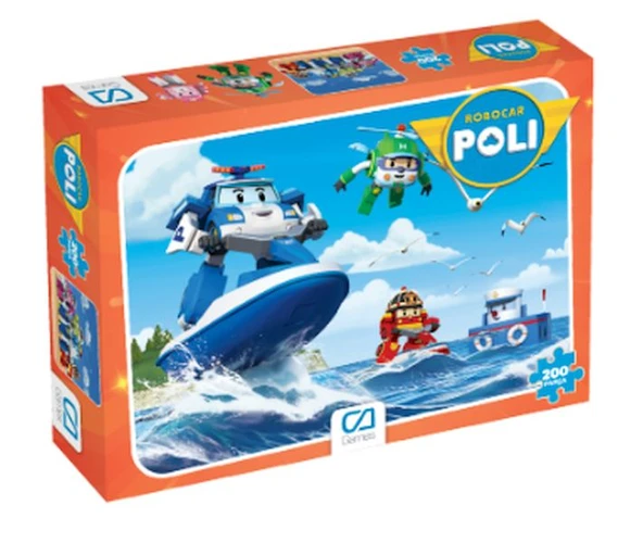 Robocar Puzzle 200 ürün görseli 1