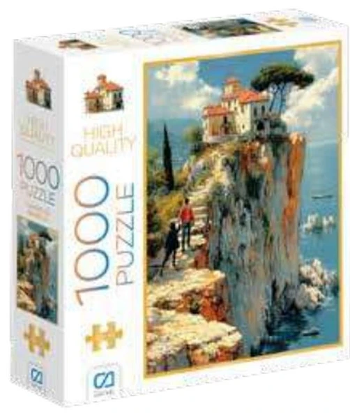 Tepedeki Ev Puzzle 1000 ürün görseli 1