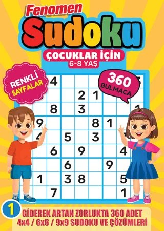 Fenomen Çocuklar İçin Sudoku 6-8 Yaş ürün görseli 1