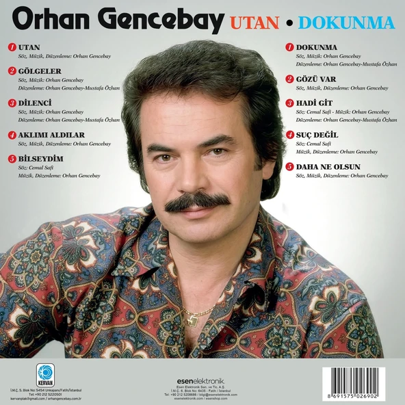 Orhan Gencebay Utan Dokunma - Plak - Resim 2