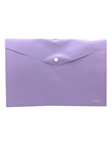 Pastel Mor Desenli Çıt Çıtlı Zarf Dosya - 1 Adet ürün görseli 1