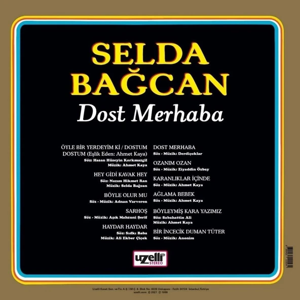 Selda Bağcan Dost Merhaba - Plak - Resim 2