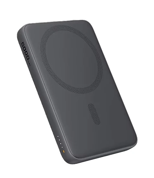 Aukey MagFusion Slim 5000mAh MagSafe Type-C ürün görseli 1