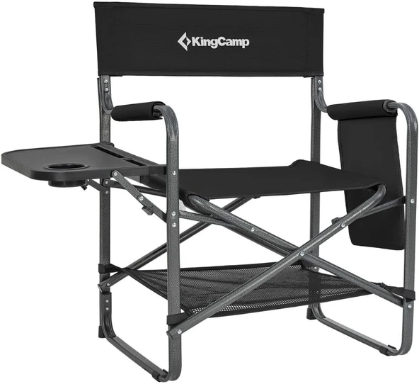 Kingcamp Ash Compact Katlanır Kamp Sandalyesi Black ürün görseli 1