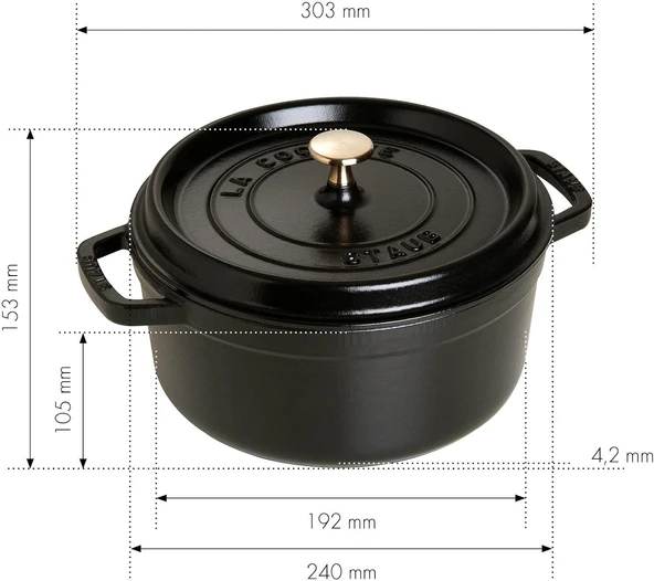 Staub La Cocotte Döküm Tencere - Resim 8