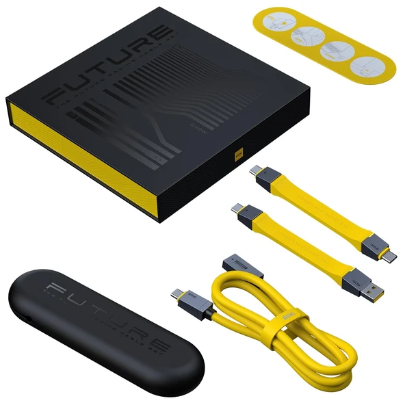 Aohi The Future 4-In-1 Usb-C To Usb-C Modüler Uzayabilen 1M 40Gbps 8K Destekli 240W Pd 3.1 Usb4 Süpe ürün görseli 1