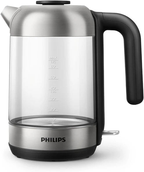 Philips Hd9339/80 Cam Su Isıtıcısı, 1,7 Litre, Led Aydınlatma, Kuru Çalışma Koruması, Çıkarılabilir ürün görseli 1