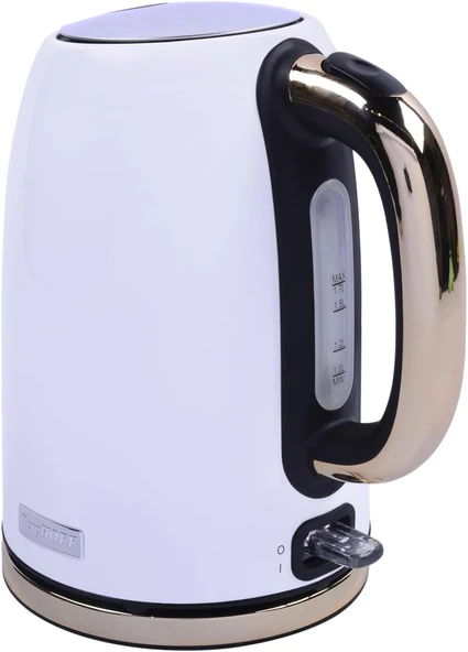 Berghoff Gem Titan 1, 7 L Su Isıtıcı – 2200 W, Paslanmaz Çelik Gövde | Beyaz Gold ürün görseli 1