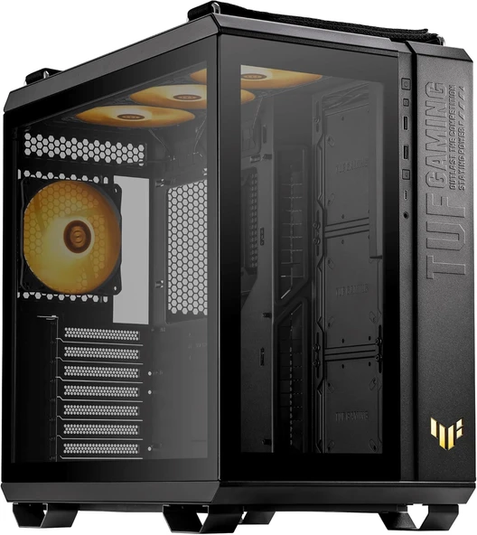 Asus Tuf Gaming Gt502 Panaromik Temperli Cam Usb Type-C Atx, Micro-Atx, Mini-Itx Fanlı Bilgisayar Ka ürün görseli 1