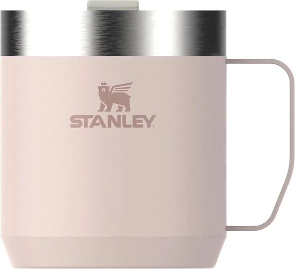 Stanley Classic Legendary Camp Mug Paslanmaz Çelik Termos Bardak, Pembe Kuvars (Rose Quartz), 0.35 L ürün görseli 1