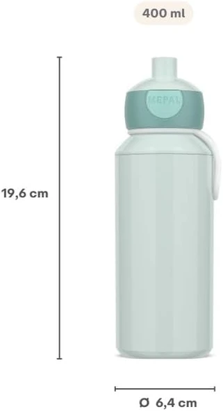 Mepal Su Şişesi 400 Ml, Uzay Desenli - Resim 3