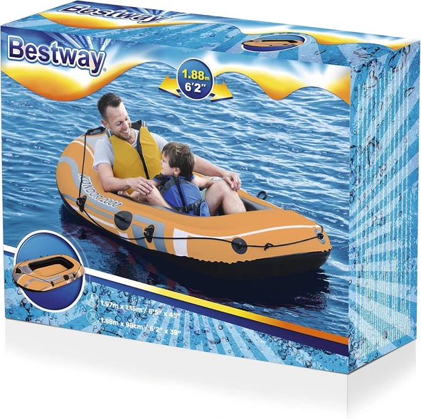 Bestway 61100 Kondor 2000 Yüzücü Bot - Resim 3
