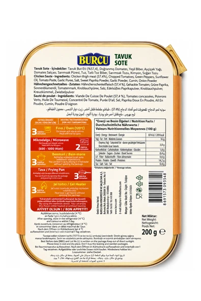 Burcu Tavuk Sote 200 gr - Resim 2