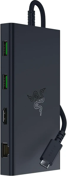 Razer Usb-C Dock - Hdmi, Gigabit Ethernet, 3,5 Mm Ses Bağlantı Noktası, Usb-A Ve -C Ile 11 Bağlantı ürün görseli 1
