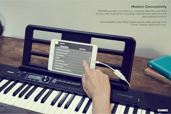 Casio Casiotone Ct-S300C2 61 Tuşlu Org, Siyah - Resim 6