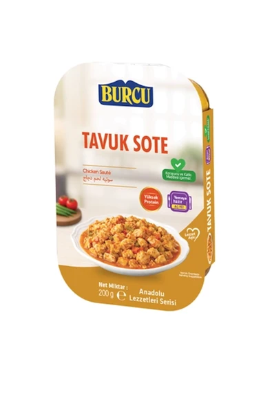 Burcu Tavuk Sote 200 gr ürün görseli 1