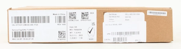 Dell Dock Wd19S With 130W Adapter 210-Azbx - Resim 8