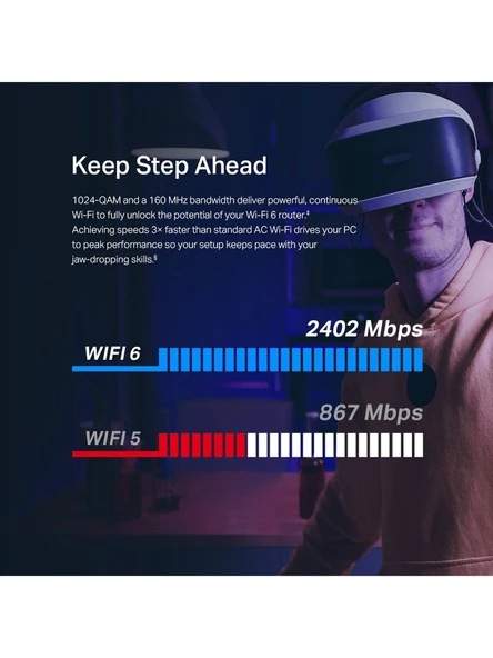 TP-Link Archer TX55E 3000 Mbps Kablosuz Ağ Adaptörü - Resim 4