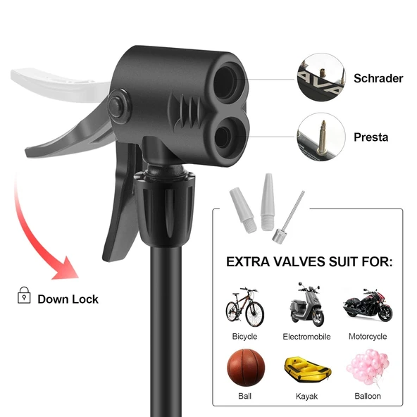 RAPTOR DİKEY AYAK POMPASI M43-02 - Resim 3