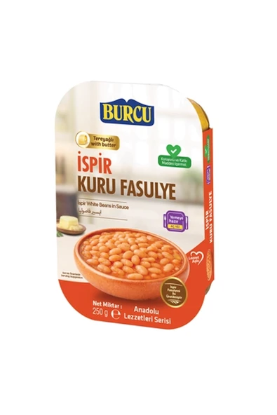 Burcu Tereyağlı İspir Kuru Fasulye 250 gr ürün görseli 1