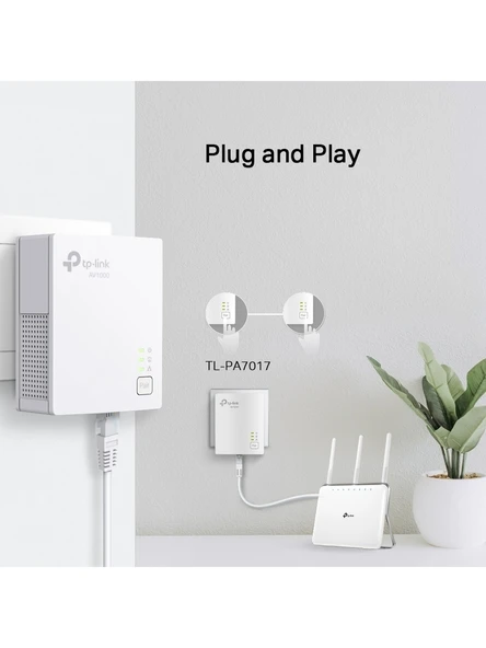 TP-Link TL-PA7017 KIT Powerline Adaptör - Resim 6