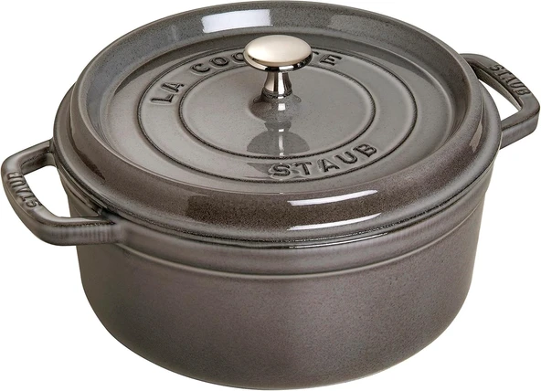 Staub La Cocotte Döküm Tencere, Demir, Gri ürün görseli 1