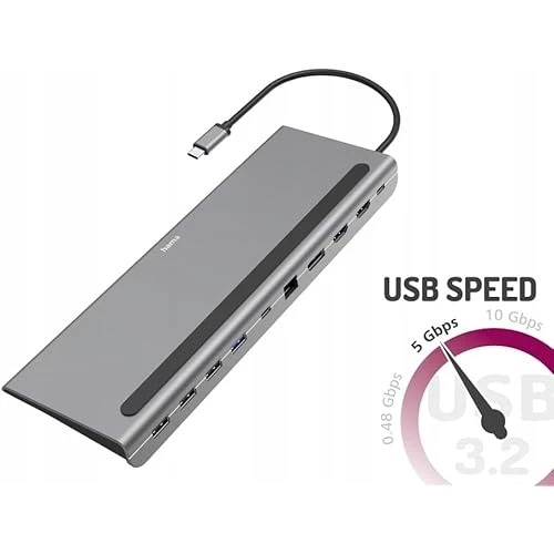 Usb-C Hub Stand 10 Port 4Xusb-A2Xusb-Chdmilan - Resim 7