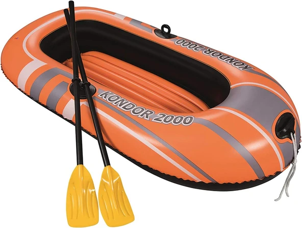 Bestway Kzl- Bw61062 Şişme Bot Pompa Kürek 2 Kişilik 190X114 Cm ürün görseli 1