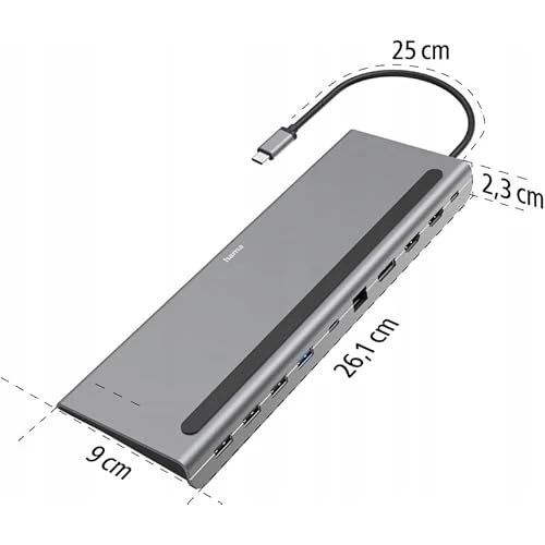 Usb-C Hub Stand 10 Port 4Xusb-A2Xusb-Chdmilan - Resim 2