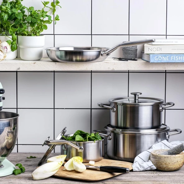 Kitchenaid 3-Kat Paslanmaz Çelik Tencere 20 Cm / 3,11 L - Resim 5