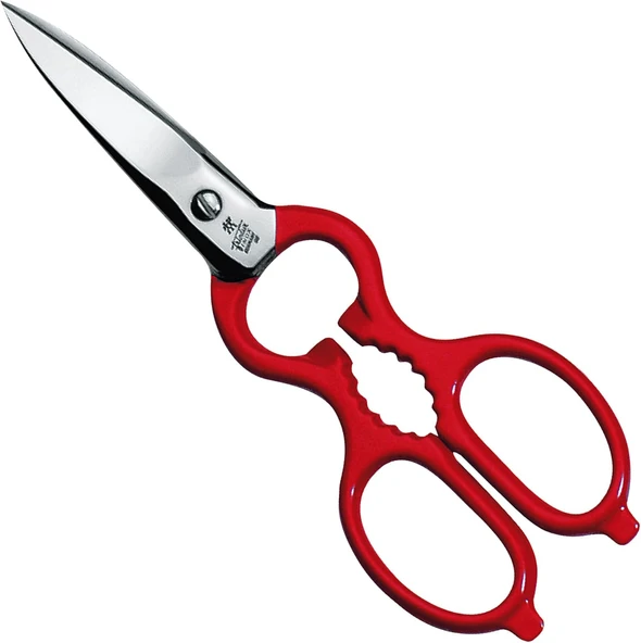 Zwilling Kitchen Shears Çok Amaçlı Makas, Paslanmaz Çelik, Kırmızı ürün görseli 1