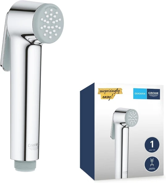 Grohe Vitalio Taharet Spreyi 30 El Duşu, 1 Akışlı, Bide, Shattaf, Krom, 26351000 ürün görseli 1