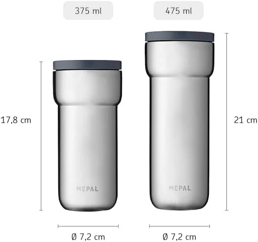 Mepal Termos 375 Ml, Nordic Pink - Resim 8