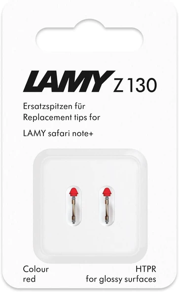 Lamy Safari Note+ Yedek Uç Kırmızı (2 Adet) – Değiştirilebilir Lamy Z130 Uç - Stylus Kalem Uçları Ap ürün görseli 1