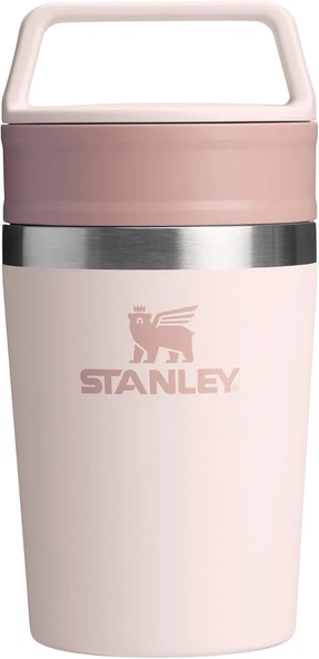 Stanley Cafe To-Go Travel Mug Termos Bardak, Pembe Kuvars (Rose Quartz), 0.23 Litre ürün görseli 1