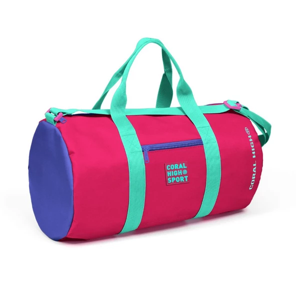 Coral High Sport Neon Mercan Silindir Spor Çantası - 27503 ürün görseli 1