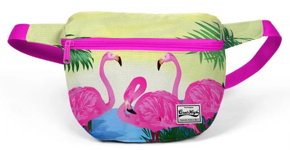 Coral High Pembe Flamingo Çocuk Günlük Bel Çantası - Kız Çocuk ürün görseli 1