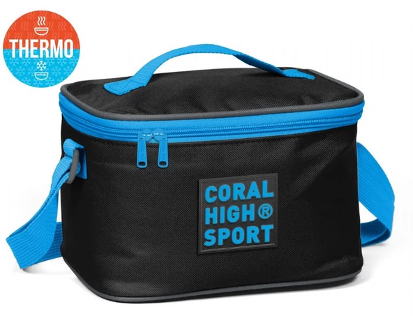 Coral High Sport Siyah-Mavi Thermo Beslenme Çantası 22810 ürün görseli 1