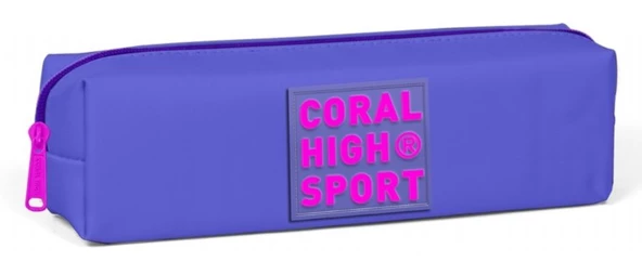 Coral High Sport Tek Bölmeli Lavanta Mor Kalemlik ürün görseli 1