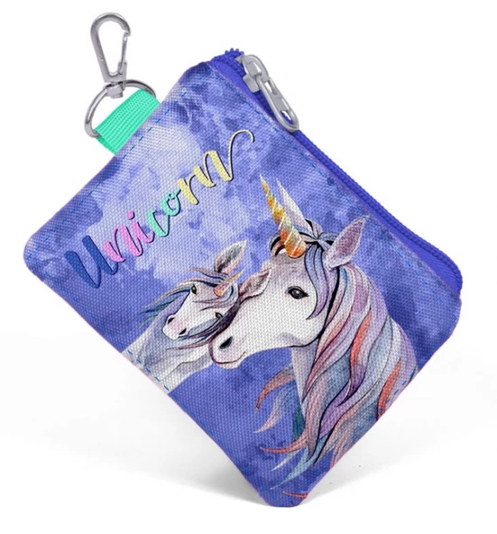 Coral High Lavanta Unicorn Kız Çocuk Bozuk Para Çantası ürün görseli 1