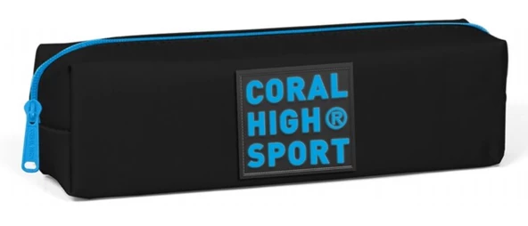 Coral High Sport Tek Bölmeli Siyah-Mavi Kalemlik ürün görseli 1