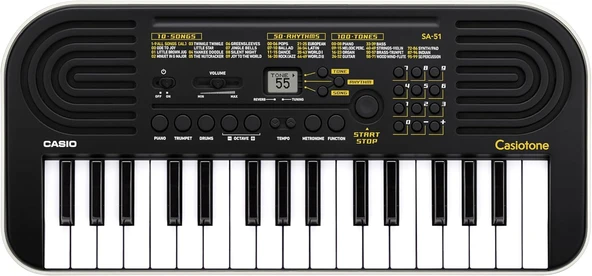 Casio Sa-51 32 Tuş Org (Siyah) ürün görseli 1