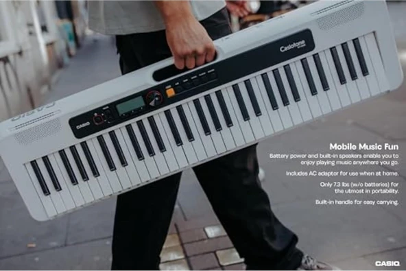 Casio Casiotone Ct-S200Wec2 61 Tuşlu Org, Beyaz - Resim 4