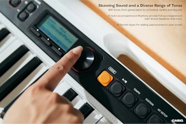 Casio Casiotone Ct-S200Wec2 61 Tuşlu Org, Beyaz - Resim 2
