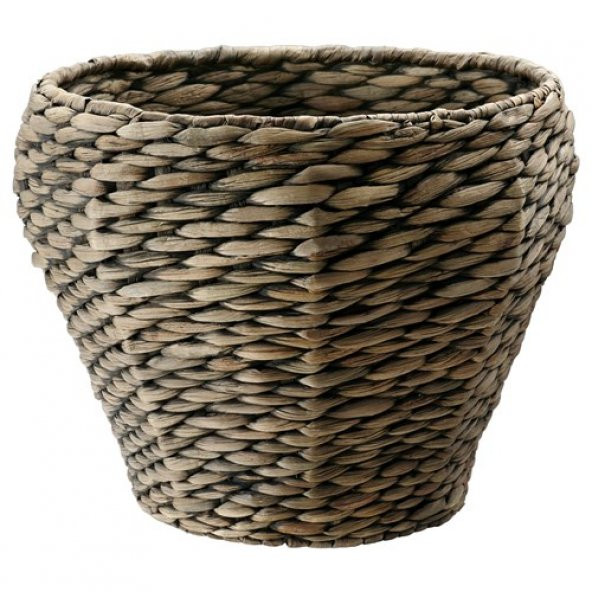 Koyu Kahve Saksı Su Sünbülü 24 Cm Doğal  Saksı İç Çap 31 Cm ürün görseli 1