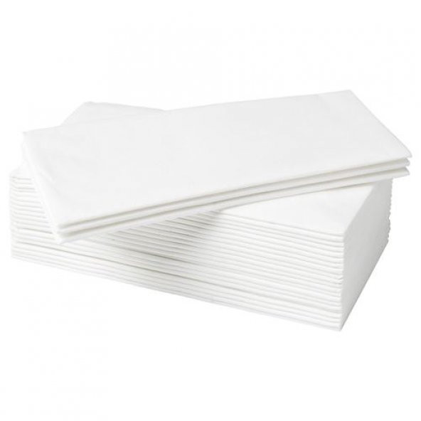 Servis Peçete 38x38 cm 25 Adet Beyaz Renkli Peçete ürün görseli 1